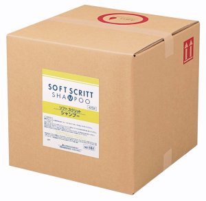 画像1: ソフトスクリットシャンプー18L　植物エキス配合　コックなし　【メーカー直送の為代引き不可】【北海道沖縄離島は別途お見積り】 (1)