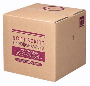 画像1: ソフトスクリットリンスインシャンプー18L　植物エキス配合　コックなし　【メーカー直送の為代引き不可】【北海道沖縄離島は別途お見積り】 (1)