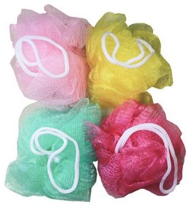 画像3: バスボール(ネットボール) 50個入り 袋入り アソート 緑、赤、ピンク、黄色がバラバラに入ります。(ご指定不可) (3)