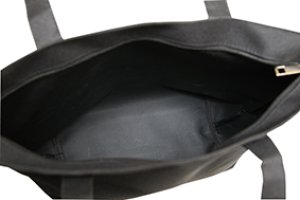 画像2: 手提げバック ファスナー付き サイズ39×14×29cm 内側PVC加工 10枚 (2)