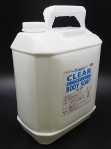 画像2: 業務用 モナミクリアボディソープ5L 無香料 透明 日本製 4本セット (2)