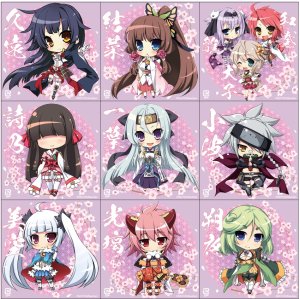 画像2: キャラクターコンドーム　戦国恋姫コンドーム　たっぷりゼリー12個入り3箱パック×4セット（144枚入り） (2)