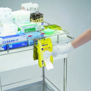 画像4: 環境除菌 アルウエッティ 除菌クロス ピロータイプ 日本製 エタノール80%含浸 100枚入り 14cm×20cm (4)