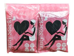 画像2: Pantyストッキング 10足組 M〜L 黒 (2)