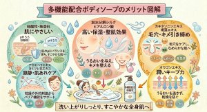 画像3: モナミ　7種類の保湿成分配合　弱酸性　ボディソープ　業務用　1Ｌ　無香料 (3)
